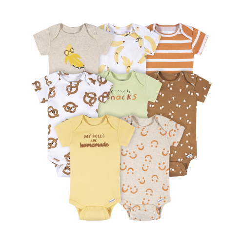 Onesies Brand Baby Neutral Bodysuits, 8-Pack, Sizes Newborn - 12 Months