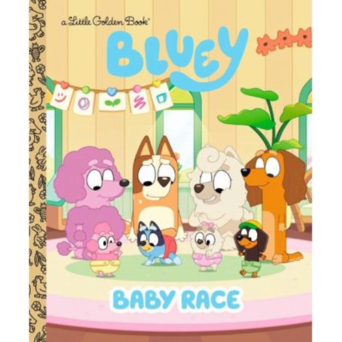 GOLDEN BOOKS: Baby Race (Bluey) (Hardcover)