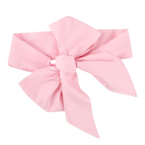Newborn Swaddle Sash, Soft Cotton Bow Decorative Strap for Swaddles, Adorable Maternity Bow Sash, 70x5.5 Inch, Pink