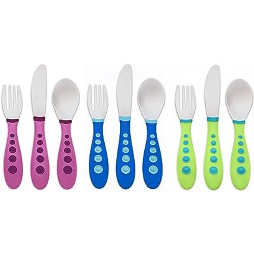 NUK First Essentials Kiddy Cutlery (9 Piece Set)