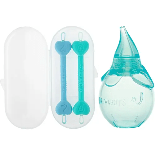 Dr. Talbot's Baby Nose and Ear Care Set - Nasal Aspirator and Nose and Ear Cleaner Tools for Babies - Baby Registry Essentials