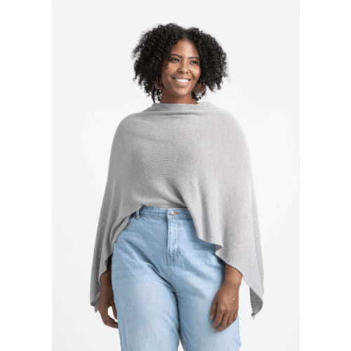 Grey Cocoon Nursing Cover