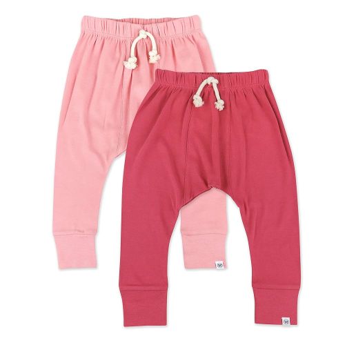 HonestBaby Multipack Honest Pants Joggers Pull on 100% Organic Cotton for Infant Baby and Toddler, Boys, Girls, Unisex