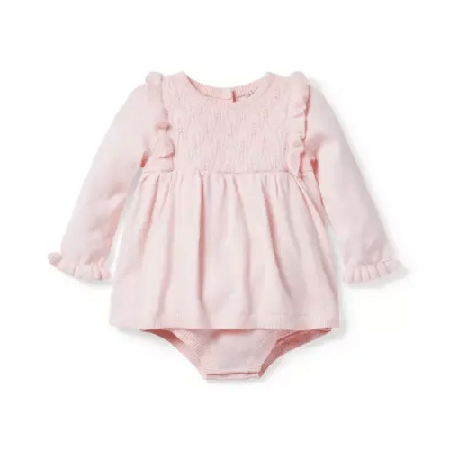 Baby Pointelle Ruffle Romper