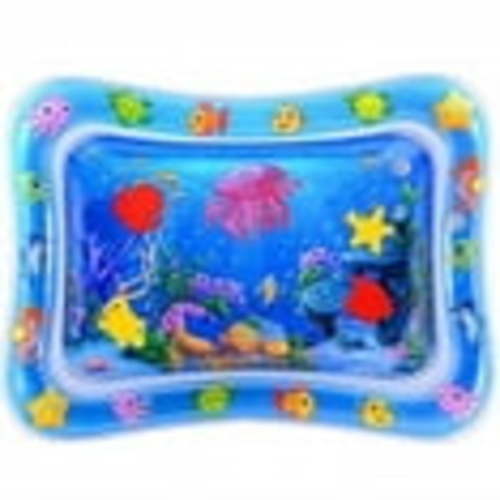 New Tummy Time Water Play Mat for Babies Infants & Toddlers, Inflatable and Leak Proof, Early Developmental Toys for Babies, 26x20 inch