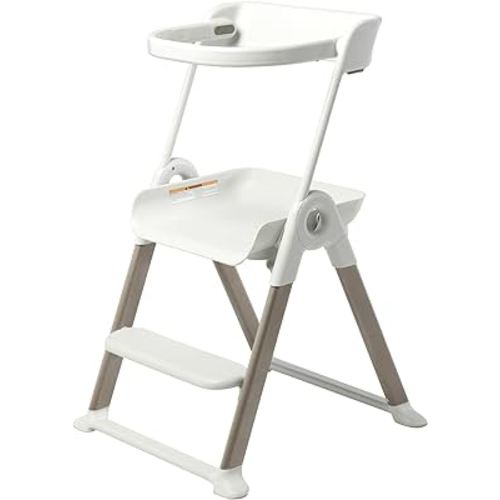 Boon Pivot Toddler Tower - Folding Toddler Stool for Kitchen Help - 21.75 L x 22.75 W x 34.75 H - Kitchen Tower Stool - Ages 18 Months to 4 Years