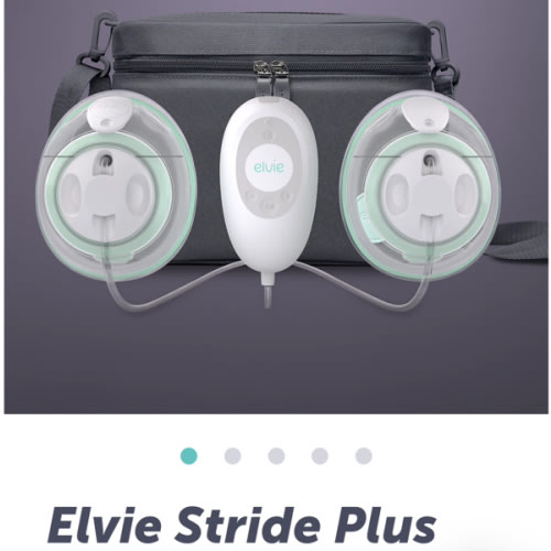 Elvie Stride Plus Portable Double Electric Breast Pump
