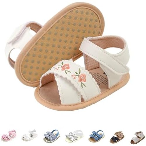 Baby Girls Sandals Summer Shoes Outdoor First Walker Toddler Girls Shoes for Summer