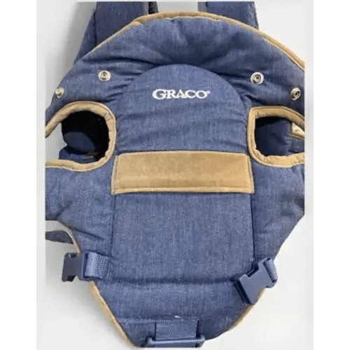 Vintage graco blue baby carrier