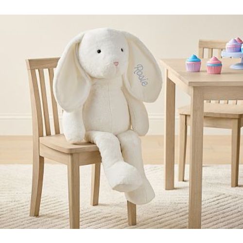 Jumbo Long Ear Bunny Plush, Ivory