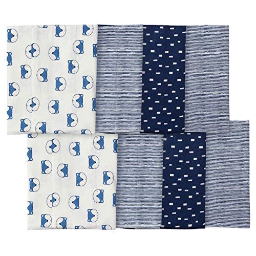 Gerber Unisex-Baby 8-Pack Cotton Flannel Burp Cloths