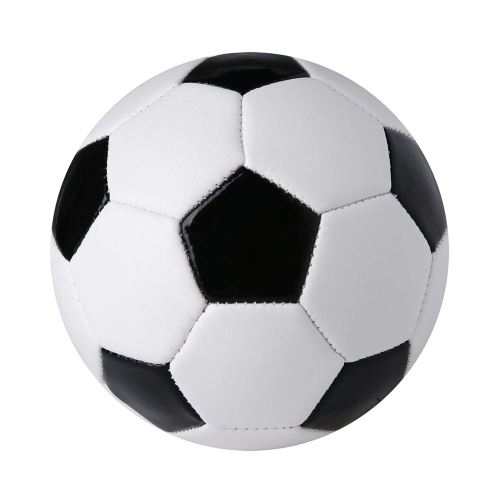 Durable 6" Mini Size Training Soccer Ball Soft Sports Toy Ball for Toddlers, Kids Gift (Black&White)