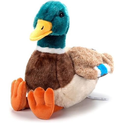 The Petting Zoo Duck Stuffed Animal Plushie, Gifts for Kids, Wild Onez Wildlife Animals, Duck Plush Toy, 12 inches
