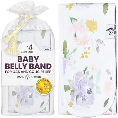 Baby Belly Band - Gas & Colic Relief, Heated Tummy Wrap for Newborns