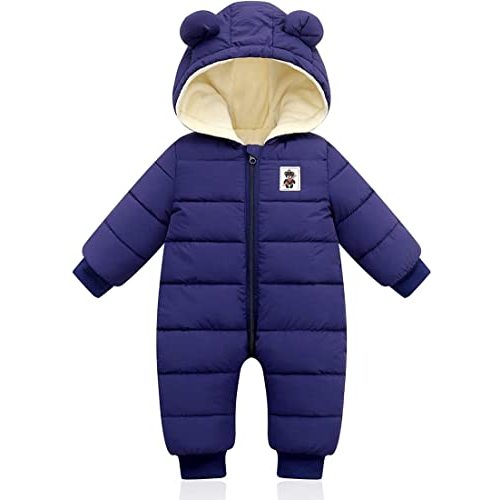 XMWEALTHY Baby Clothes Newborn Boy Girl Snowsuit Winter Coats Infant Jumpsuit Bodysuits Registry Essentials Stuff Gift
