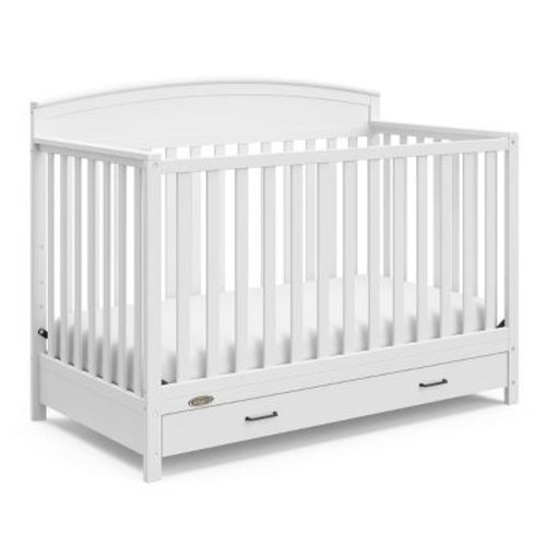 Graco Benton 5-in-1 Convertible Crib With Drawer - Driftwood