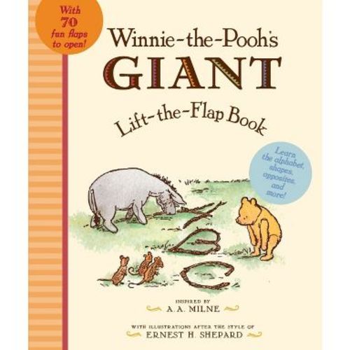 Winnie the Pooh's Giant Lift The-Flap - (Winnie-The-Pooh) by A A Milne (Board Book)