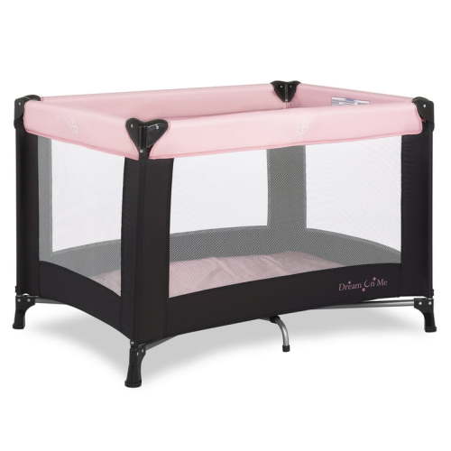 Free Shipping! Dream On Me Nest Portable Play Yard with Carry Bag and Shoulder Strap, Pink