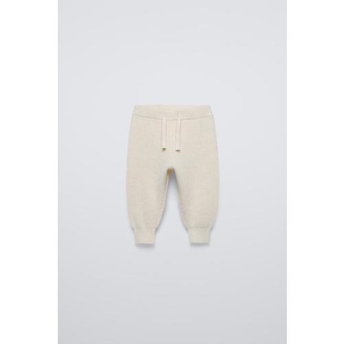 KNIT JOGGER PANTS - Light beige | ZARA United States