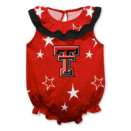 Texas Tech Double T "Abby" Ruffle Onesie – Red Raider Outfitter