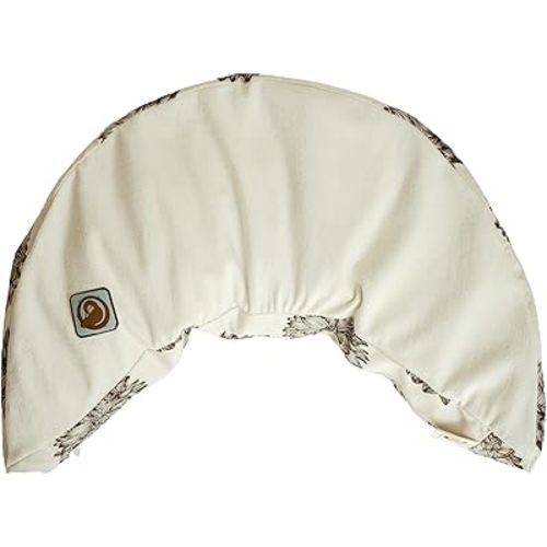 The Nesting Pillow- Organic Nursing Pillow with Washable Slipcover (Paloma)