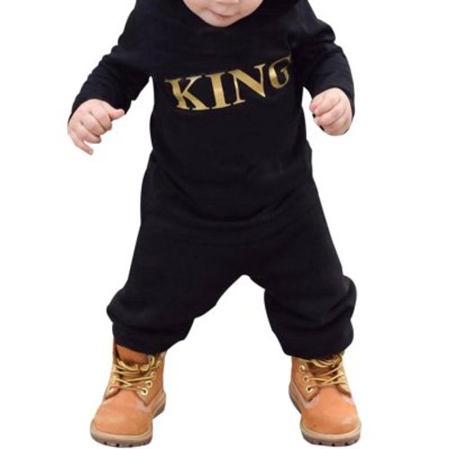 LAPAKIDS Newborn Baby Boy Long Sleeve Hooded Romper Jumpsuit Bodysuit Outfits Clothes 6-9 Months