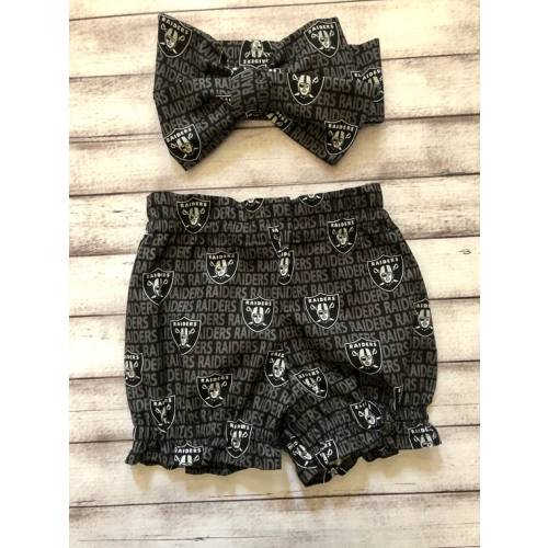 Las Vegas Raiders Inspired Headwrap Bloomer Bloomers Football - Etsy