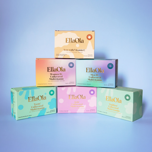 EllaOla 3-Piece Baby Bamboo Brush & Comb Set