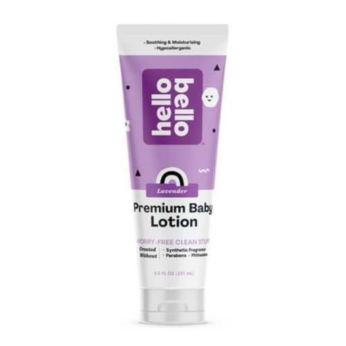 Hello Bello Baby Lotion, Hypoallergenic for Infants & Kids, All Skin Types, Soft Lavender, 8.5 oz