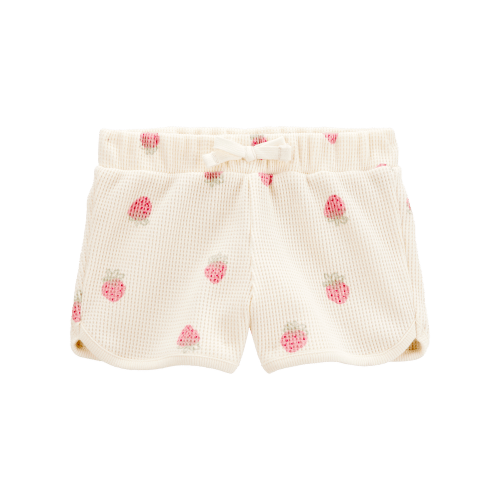 Baby Strawberry Waffle Knit Shorts - Carter's | Carter's