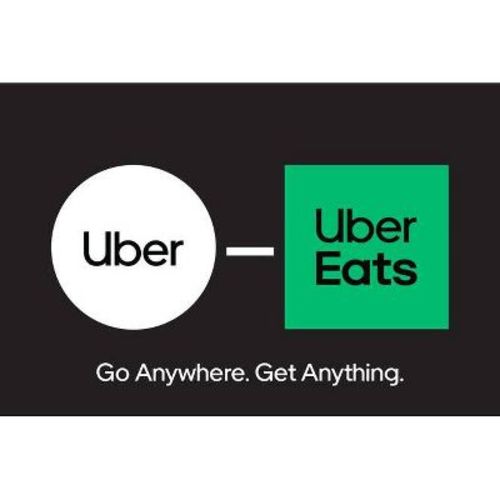 $50 Uber And Uber Eats Gift Card (email Delivery)