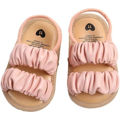 Baby Girls Sandals Summer Shoes Outdoor First Walker Toddler Girls Shoes for Summer