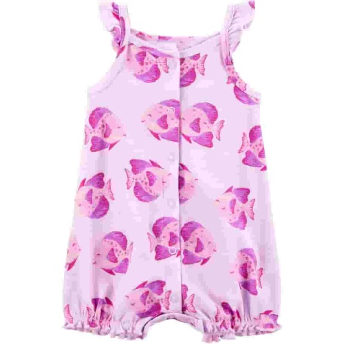 Carter's Child of Mine Baby Girl Romper, One-Piece, Sizes 0-3/24 Months