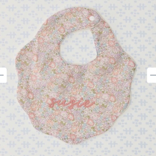 Scallop Bib - Michelle