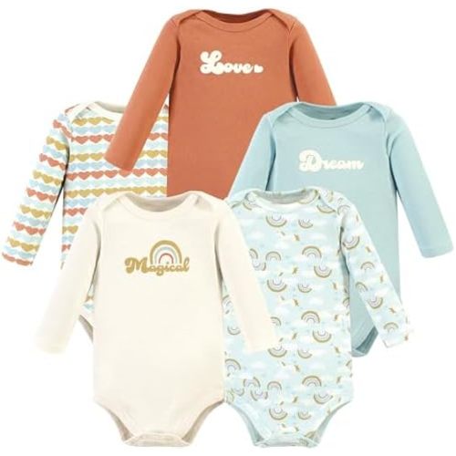 Hudson Baby Unisex Baby Cotton Bodysuits