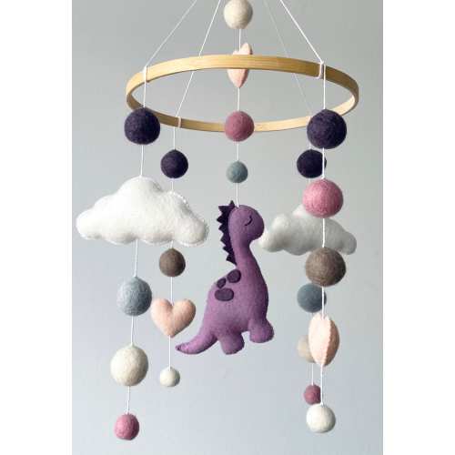 Dinosaur Mobile/ baby mobile/ Dinosaur baby mobile/ Dino Nursery Mobile/ neutral baby mobile/ cot mobile/ crib mobile