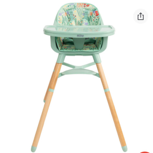 4-in-1 Multi-Use High Chair | Green Garden