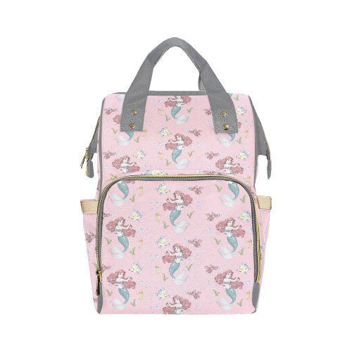 The Little Mermaid Diaper Bag Backpack | Disney Backpack | Disney Diaper Bag | Disneyland Backpack | Disney Bag  Disney Diaper Backpack