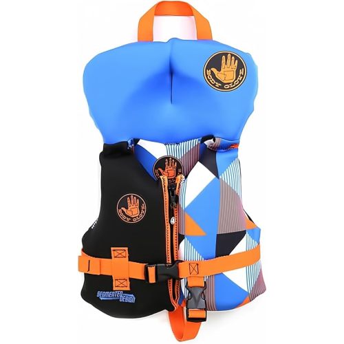 Body Glove Infant U.S. Coast Guard-Approved PFD (One Size, Less Than 30 lbs.) Geo Blue/Orange