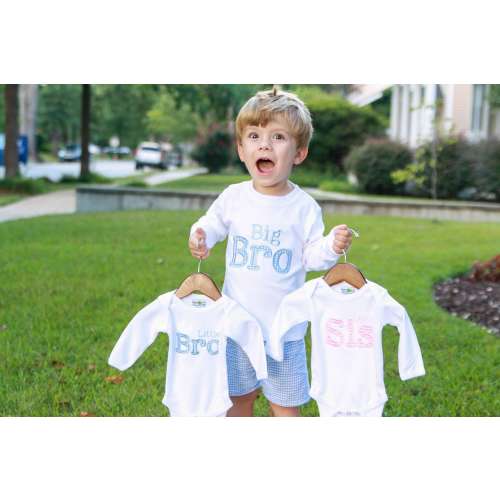 Big Brother Shirt for Toddler - Big Sister Tee - Little Brother Outfit - Little Sis Bodysuit - Lil Bro Shirt - Pregnancy Reveal Shirts -