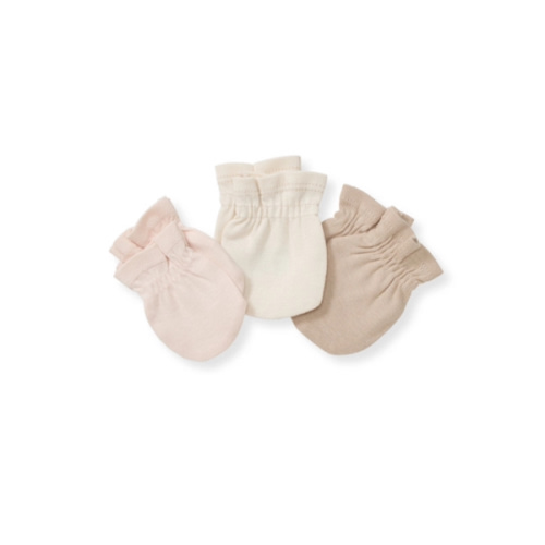 Bee Essentials Organic Baby Mittens Set of 3 | Burt's Bees Baby®