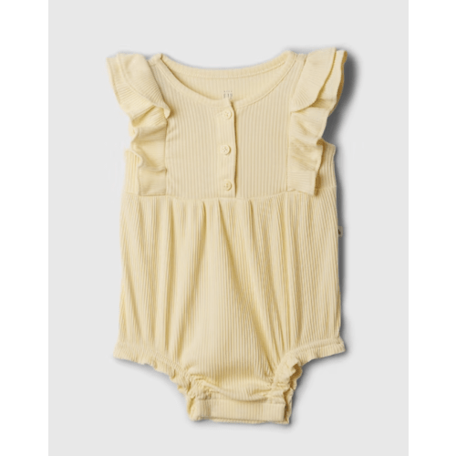 Baby Flutter Bubble One-Piece in maize yellow, size: 0-3 M