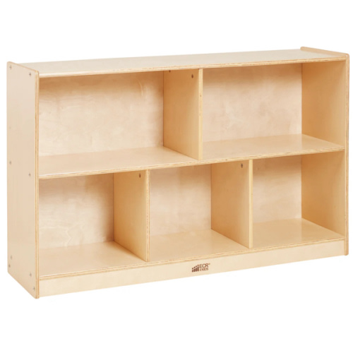 5-Compartment Storage Cabinet - COLOR: Natural