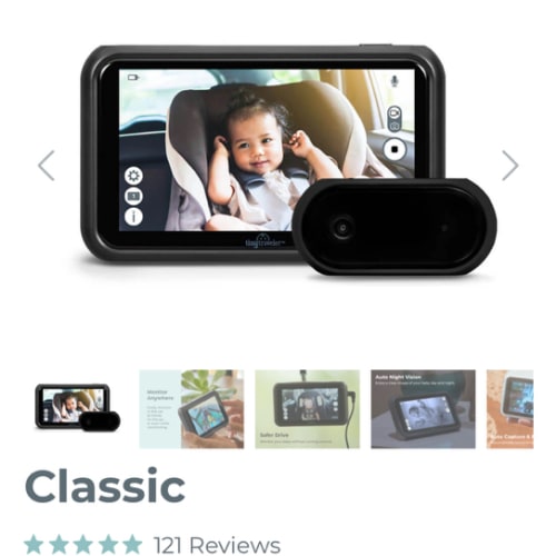Tiny Basic - HD Baby Car Camera Monitor System - Tiny Traveler