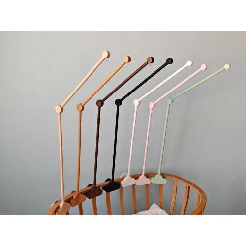 Baby Crib Mobile Hanger, Baby Crib Mobile Arm Made of Natural Wood, Baby Mobile Crib Holder for Nursery, Natural Baby Gift,
