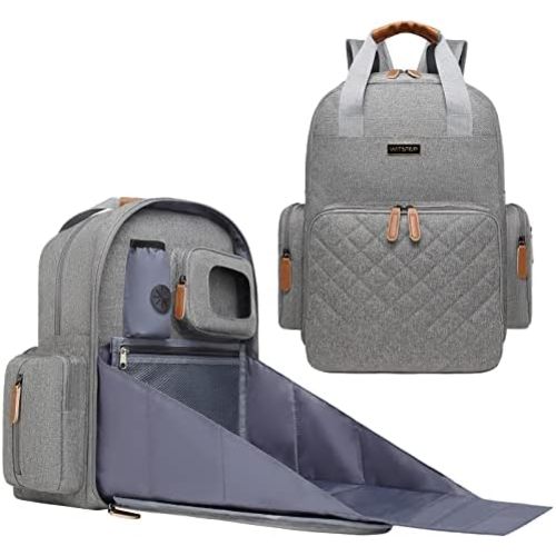 Diaper Bag Backpack with Changing Station, Baby Diaper Bag Organizer for Moms Dads Large Baby Changing Bags