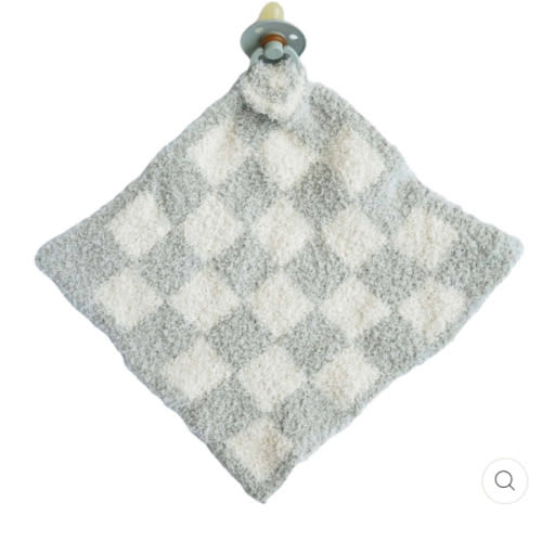CuddleLane™ Luxe Lovey | Sage Check