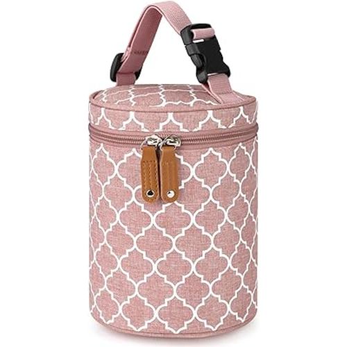 Accmor Breastmilk Cooler Bag, Insulated Baby Bottle Cooler Tote Bags, Baby Bottle Warmer Cooler Bag, Baby Bottle Bag Great for Nursing Mom Daycare