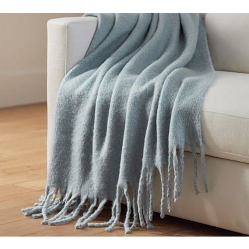 Hayes Faux Mohair Throw Blanket