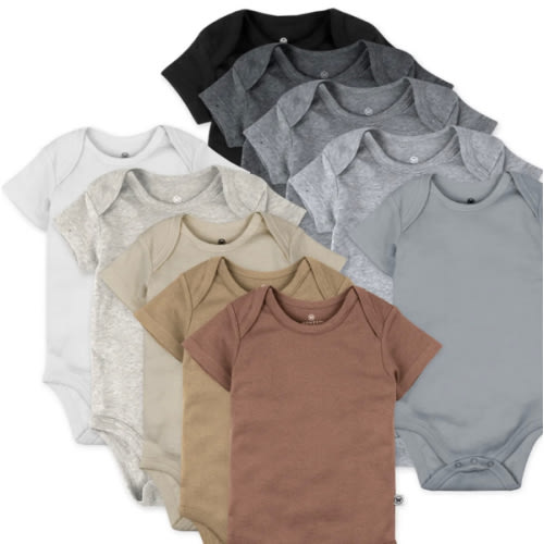 10-Pack Organic Cotton Short Sleeve Bodysuits | Honest Baby Clothing